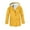 Yellow, variant on LIJCC Girls Fleece Lined Raincoat Windproof Windbreaker Solid Color Full Zip Up Hooded Button Down Raincoats with Pockets Bubble Coats Winter Rain Jackets