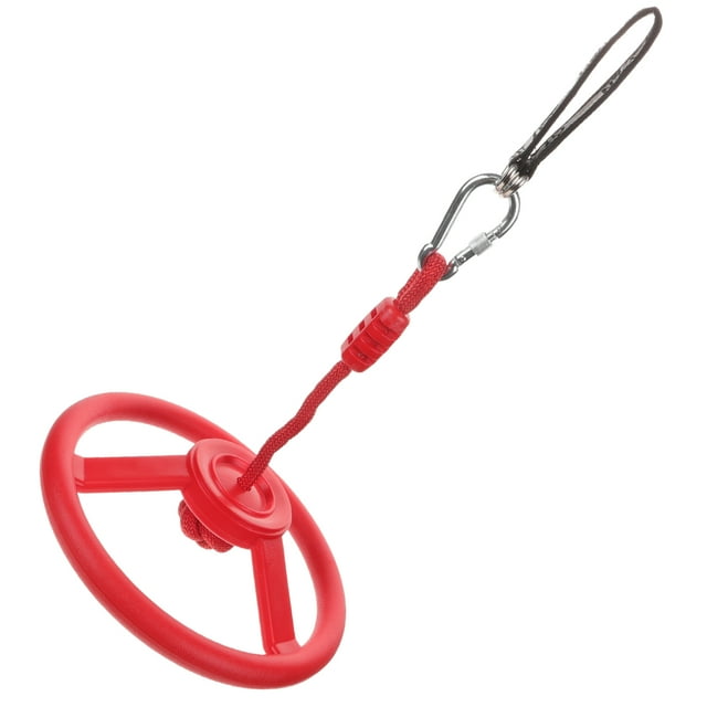 SKISUNO Balançoire Intérieure pour Enfants Anneau de Gym Rouge ABS 1Pcs Bras Entraînement