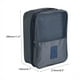 thumbnail image 3 of HDWISS Bolsa de almacenamiento portátil impermeable para zapatos de viaje, organizador de cajones de embalaje (azul marino), 3 of 8