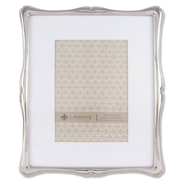 710280 Silver Metal Romance 8x10 Matted for 5x7 Picture Frame Walmart