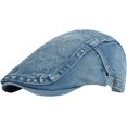 thumbnail image 3 of CoCopeaunts Newsboy Cap Spring Autumn Hat for Men Women Adjustable Ivy Cap Beret Hat Male Female Denim Cabbie Hat, 3 of 7