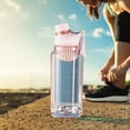 thumbnail image 6 of Comefolife Water Bottle, Leakproof BPA & Toxic Free, Water Bottle with Times to Drink, Fitness Sports Water Bottle for Office, Gym, Outdoor Sports, Pink, 6 of 7