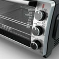 thumbnail image 3 of BLACK+DECKER 6-Slice Toaster Oven, Black, TO1950SBD, 3 of 12