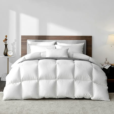 Highland Feather 600 Fill Power White, King Duvet Too Small For Bed