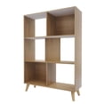 thumbnail image 4 of Librero York Color Rovere Blanco caqui, 4 of 8