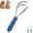 Double Loop, variant on Dual Sided Shedding Blade for Cats, Stainless Steel Undercoat Rake, Removes Loose Hair with ABS Grip