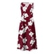 thumbnail image 4 of TaTaai Ladies V Neck Sleeveless Maxi Sundress Strap Detail Casual Loose Fit Summer Beach Vacation Bohemian Long Dress Gift, 4 of 5