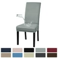 thumbnail image 6 of Chair Covers Chair Slipcover Super Fit Stretch Kitchen Chairs Slipcovers Removable Washable Chairs Seat Slipcover for Dining Room Kitchen Banquet, Gray, 6 of 6