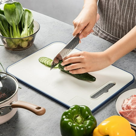 

Kadlawus More Deals Cutting Boards for Kitchen Double-sided Kitchen Plastic Cutting Board Household Thickened Cutting Board Can Cut Fruit Complementary Food Garlic Grinder