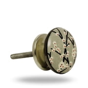 Set of Six Ceramic Amin cabinet Knobs