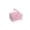 🥝 Pink_Base#556, variant on Foldable Storage Box Basket Outdoor Camping Organizer Plastic Handheld Crate With Lid Tabletop, Ventilated, 36.5x26.5x18.5cm, Multiple Colors