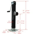 thumbnail image 2 of Trailer Jack Square Jack Bracket for Trailer Adjustable Height Load-bearing 8000 Lbs, 2 of 15