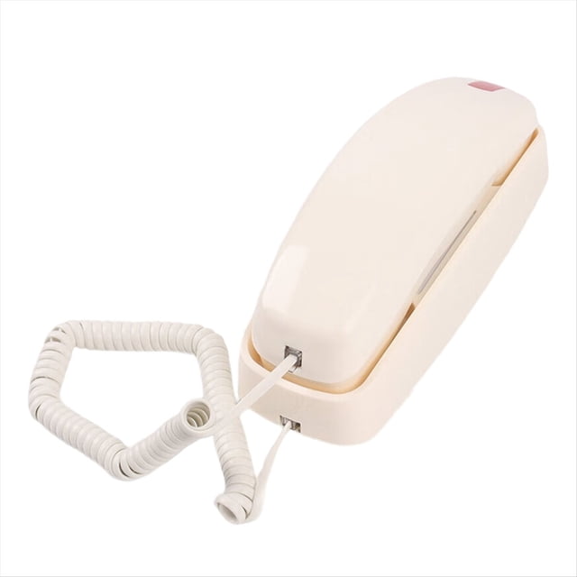 Teléfonos Fijos, Teléfono Fijo con Cable, Teléfono Fijo de Pared para Casa, Teléfono de Hotel con Botones Grandes C