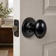 thumbnail image 6 of Oil Rubbed Bronze Egg Passage Door Knob, Hall and Closet, Left and Right Hand, ANSI Grade 3, 6 of 14