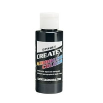 Createx Airbrush Color, Opaque, 2 oz., Black