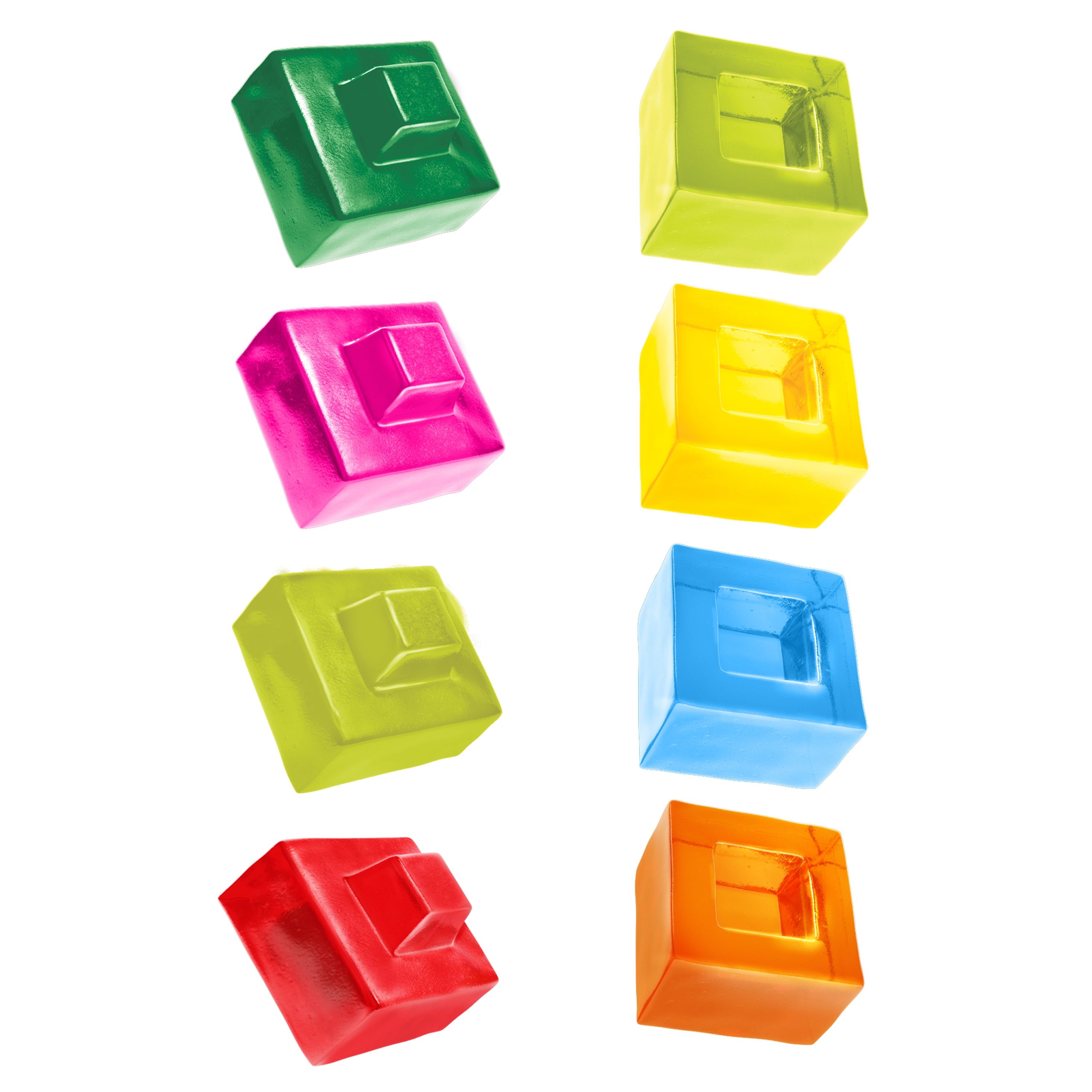 Match-Ems Gummies Candy from Bazooka, Mix, Match & Connect Assorted Sour & Fruit Flavors, 3.8 oz