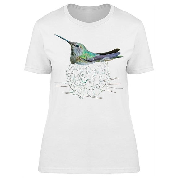 Hummingbird Nest  T-Shirt Women -Image by Shutterstock, Female x-Large