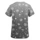 thumbnail image 4 of Puntoco Camiseta de enfermera informal con cuello en V y manga corta con bolsillo estampado para mujer, 4 of 5