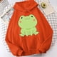 thumbnail image 1 of Sudadera con capucha de rana linda, ropa de calle informal de estilo Harajuku, sudaderas con estampado gráfico, sudaderas unisex, 1 of 5