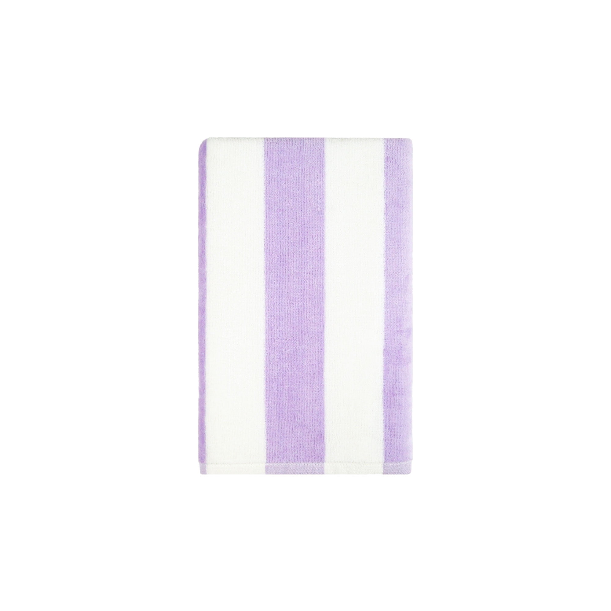 Mainstays Cabana Purple Beach Towel, 58" x 28", Purple