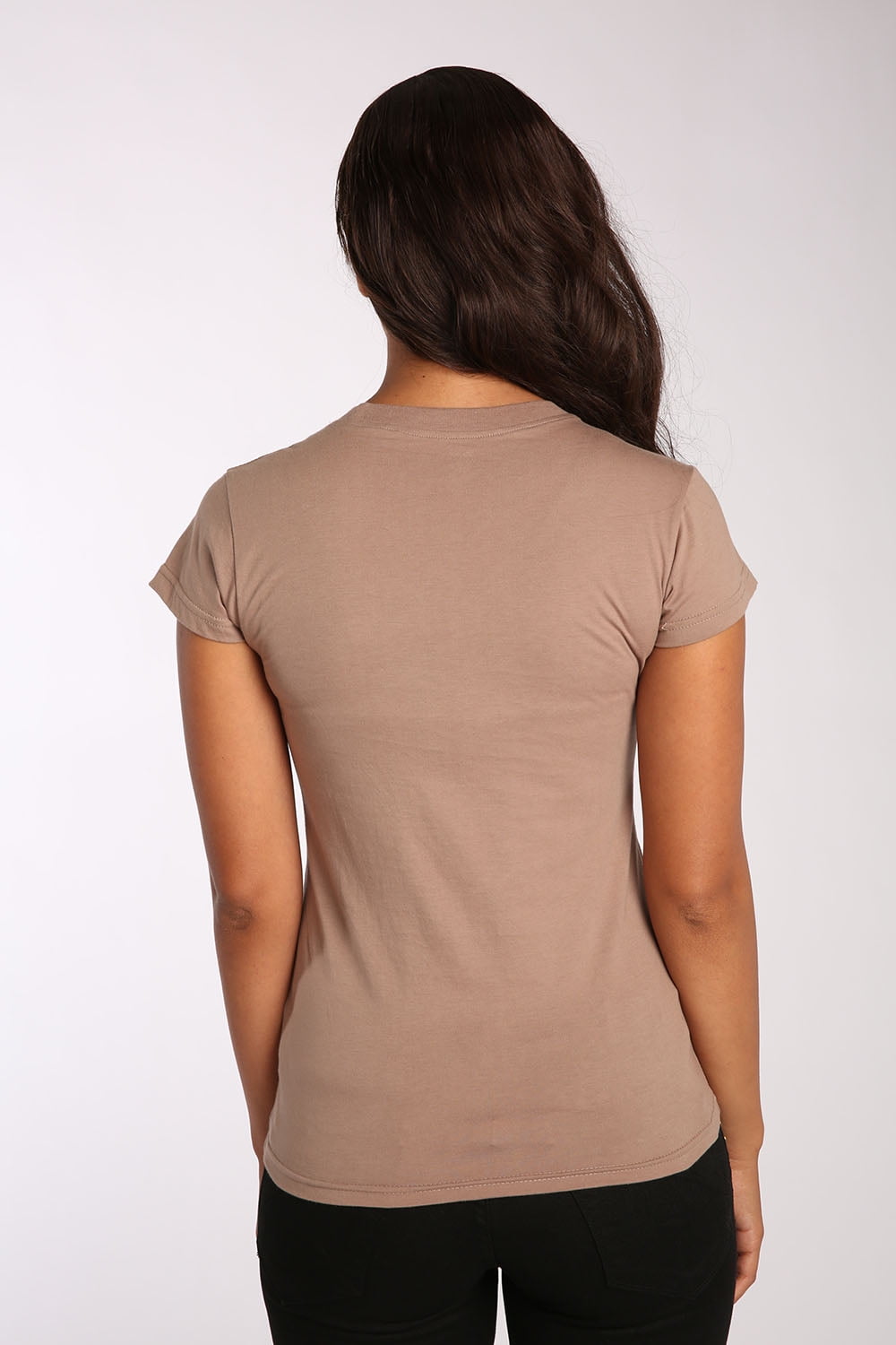 Sweet Vibes Junior Womens T-Shirt Screen Print Stretch Jersey Scoop Neck Top