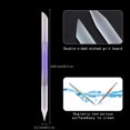 thumbnail image 2 of 5 Pieces Glass Cuticle Pusher Cuticle Stick Set Double Sided Nail Files Manicure Filing Cuticle Remover, 2 of 6