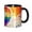 Black, variant on Pride Heart Coffee Mug Fun Custom Ceramic Mugs 11oz Black