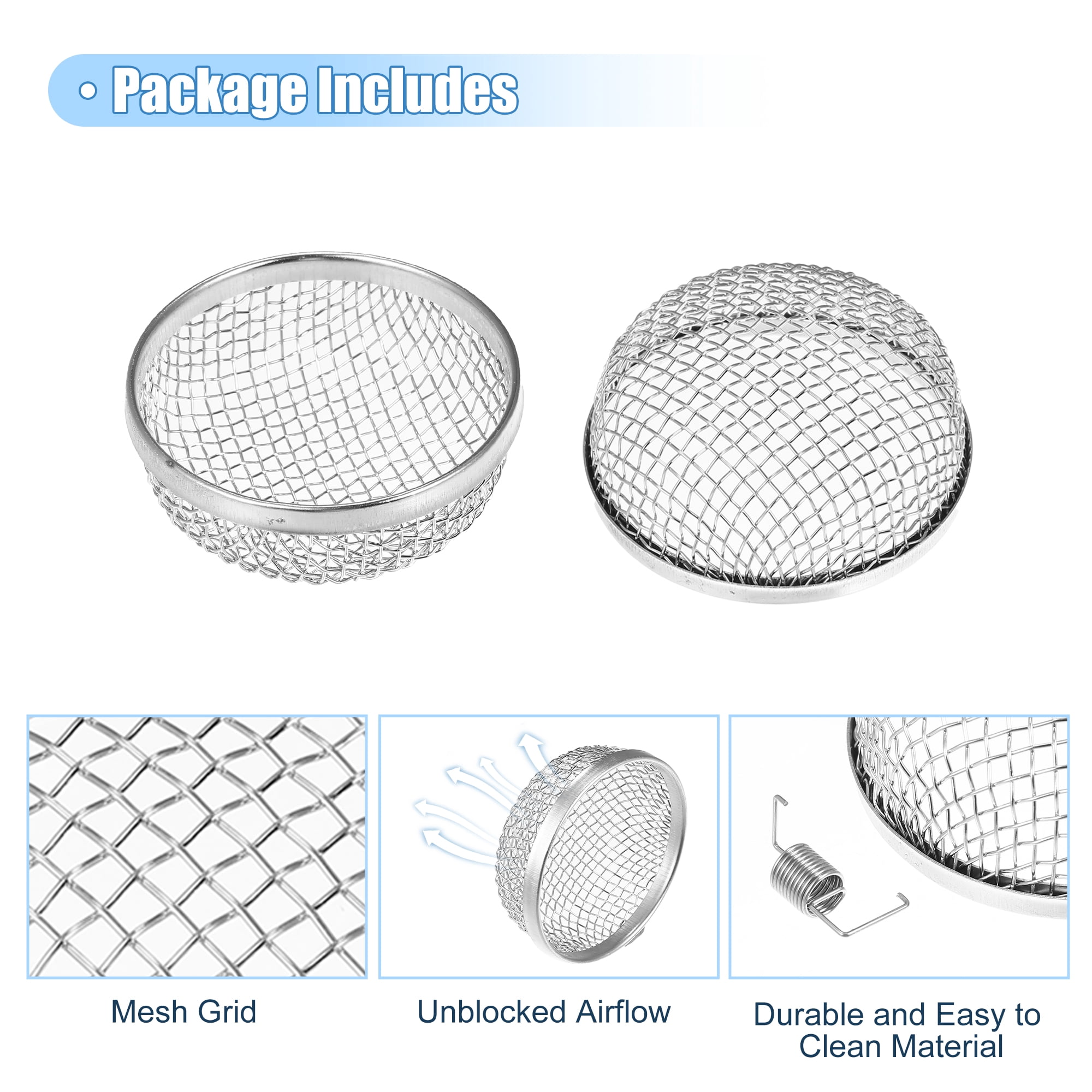 Unique Bargains RV Flying Screen Furnace Vent Cover for Campers and Trailers