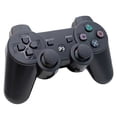thumbnail image 2 of Lot de 2 manettes sans fil pour PS3 - Compatibles - Noires, 2 of 4
