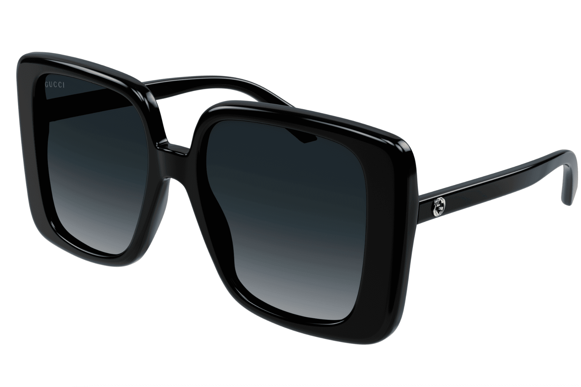 Gucci Women's Eyewear - Sunglasses GG 0593 SK 001 Black Gold Grey