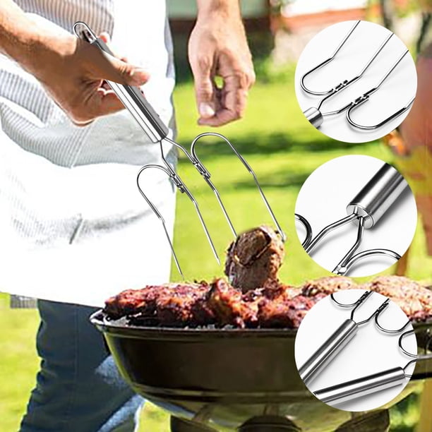 Fourchettes à Dinde en Acier Inoxydable Fourchettes à Rôtir Barbecue Outils de Cuisson