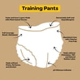 thumbnail image 3 of Pantalones de entrenamiento DYPER para niños pequeños, talla 3T-4T, hipoalergénicos, 3 of 7