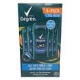 thumbnail image 1 of Degree Men Dry Protection Anti-Perspirant, Cool Rush - 24-Hour Body Heat Activated Protection, Energizing Freshness (2.7 oz, 5 pk.), 1 of 5