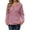 Pink1, variant on LIaqionyy Womens Hoodie Oversized Sweatshirt Casual Long Sleeve Drawstring Pullover Tops Textured Fall Winter Clothes