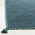 thumbnail image 3 of SAFAVIEH Montauk Bijar Jace Solid Soft Braided Cotton Area Rug, Blue/Black, 8' x 10', 3 of 6
