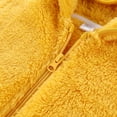 thumbnail image 5 of Diufon Toddler Fleece Hooded Warm Coat Infant Boys Girls Zip-up Jacket Long Sleeve Thickened Outwear with Pockets, 5 of 7