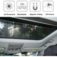 thumbnail image 2 of Parasol magnético para techo corredizo de coche, malla transpirable, cubierta de techo para coche para acampar de noche, instalación rápida, protección solar UV al aparcar y viajar 125 cm x 100 cm, 2 of 5