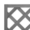thumbnail image 5 of vidaXL Planter with Trellis Grey Solid Wood Fir, 5 of 5