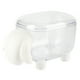 thumbnail image 1 of Caja de almacenamiento de bastoncillos de algodón, Mini almacenamiento de bastoncillos de algodón, caja de almacenamiento de algodón cosmético, soporte para palillos de dientes, rendimiento lleno de energía, 1 of 8