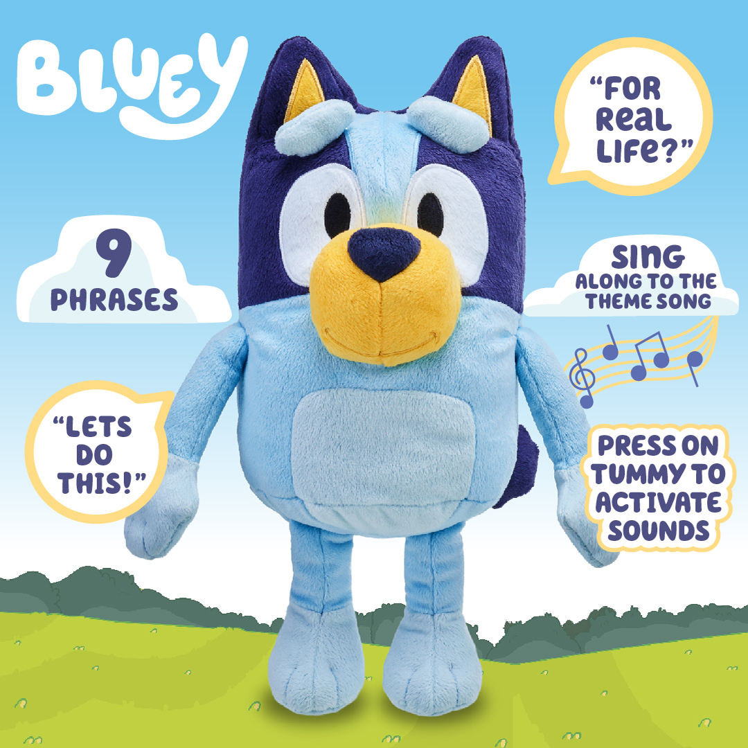 Bluey, Talking Bluey Plush, Toddler Toy - image 5 of 10