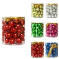 thumbnail image 2 of 48 piezas de bolas de Navidad para adornos de árbol de Navidad, decoración con purpurina, 1,5 cm, irrompibles, para árbol de Navidad, 2 of 5