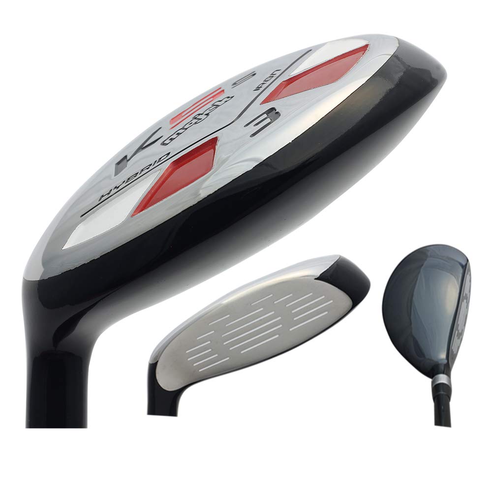 LEFT HANDED Majek Golf Senior Mens All Hybrid Complete Full Set, which Includes: #3, 4, 5, 6, 7, 8, 9, PW Senior Flex Total of 8 New Utility A Flex Clubs with Premium Men's Arthritic Grip - image 3 of 9