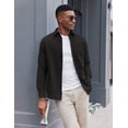 thumbnail image 5 of COOFANDY Mens Oxford Shirt Casual Button Down Cotton Shirts Long Sleeve Dress Shirts with Pocket, 5 of 6