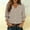 White, variant on Qulqfy Casual Blouses for Women V-Neck Plaid Loose Fit 3/4 Length Sleeve Business Flowy Work Fall Button Tops for Women Trendy Black L