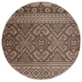 thumbnail image 3 of SAFAVIEH Adirondack Zachary Southwestern Area Rug, Camel/Chocolate, 8' x 8' Round, 3 of 10