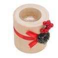 thumbnail image 3 of Wooden Candle Holder Exquisite Simple European Style Portable Desktop Candlestick for Christmas Decoration Cylindrical, 3 of 9