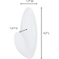 thumbnail image 4 of Command Bath Large Towel Hook Frosted Plastic - Wall Mount, Self-Adhesive - 12 Pack, 4 of 13