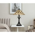 thumbnail image 4 of Cal Lighting 60W X 2 Metal/Resin Tiffany Table Lamp With Pull Chain Switches, 4 of 6