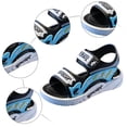thumbnail image 7 of Karoyedx Toddler Sandal Kids Boys Summer Sports Sandals Hiking Beach Outdoor Open toe Sports Sandals for Kids Green Size,8, 7 of 7