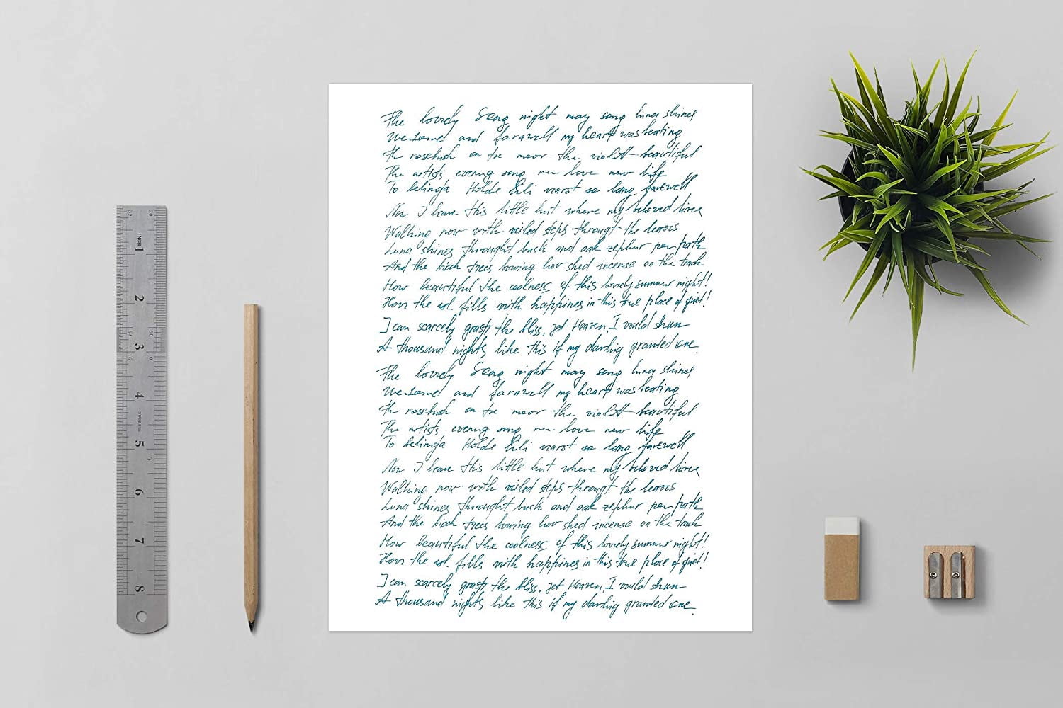 Blank Memo Note Pads for Desk - 8.5" x 11" - White Bond Paper - 13 Pads with 50 Sheets Each - Made in the USA